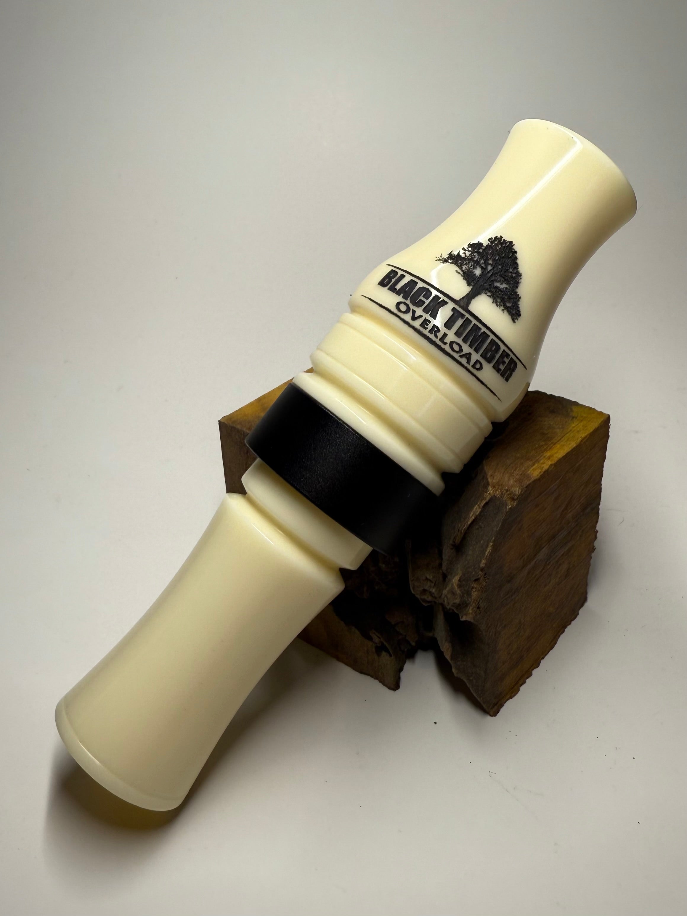 Ivory Overload w/ Black Fill – Black Timber Goose Calls
